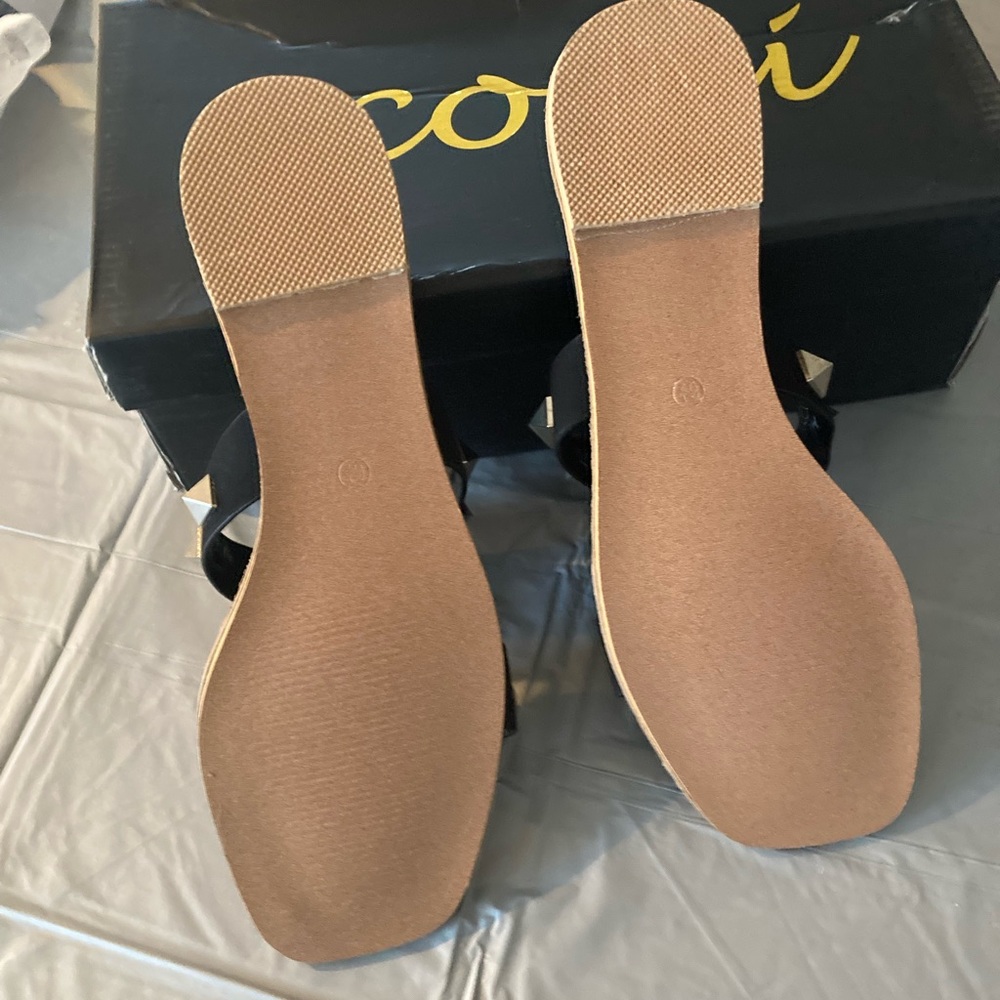 Nib Minerva Studded Slides - image 2